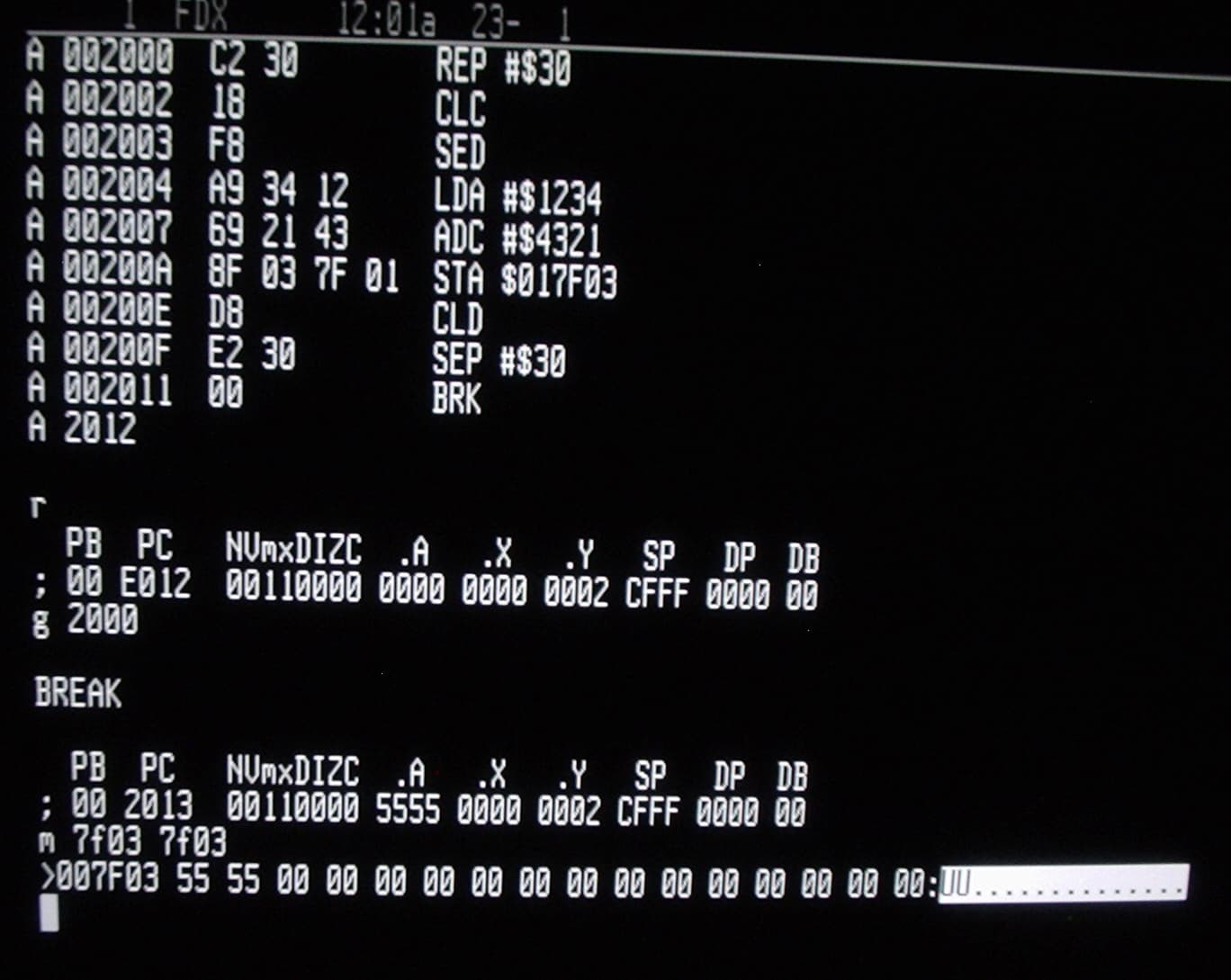set of instructions executed directly by a computer's central processing unit (CPU)